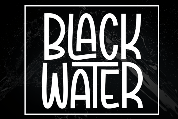 Black Water: A Striking Typeface for Modern Design Projects