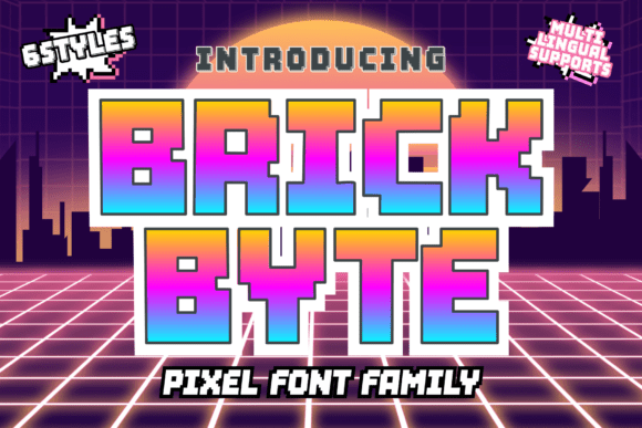 Brick Byte: A Structured, Playful Display Font for Digital Projects