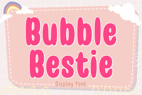 Bubble Bestie: A Playful Font for Dynamic Designs