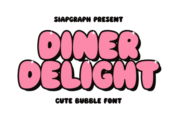 Diner Delight: A Playful Typography Choice for Nostalgic Design