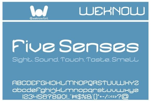 Five Senses: A Typeface That Engages More Than Just Sight
