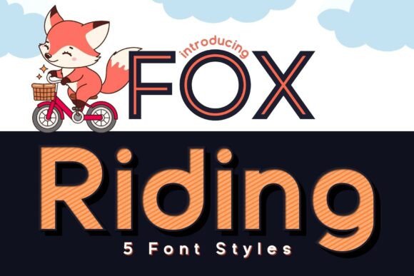 Fox Riding: A Unique Font for Creative Expression