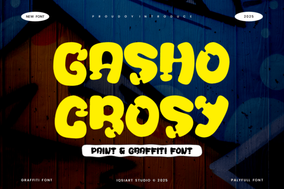 Gasho Crosy: A Bold Typeface for Dynamic Creative Workflows