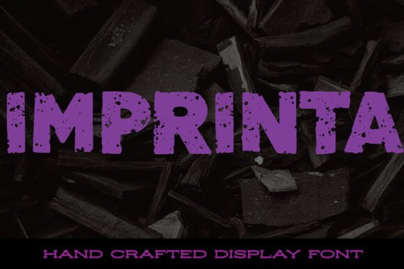Imprinta: The Bold, Distressed Font for Authentic Design