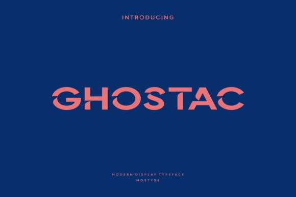Introducing Ghostac: A New Generation Typeface Designed for Brand Identity