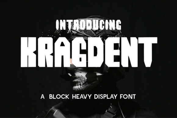 Kragdent: The Bold Typeface for Tactical Visual Impact