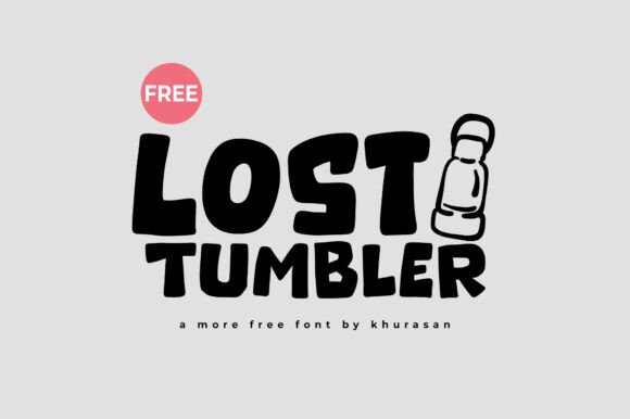 Lost Tumbler: A Fresh Display Font for Versatile Design Projects