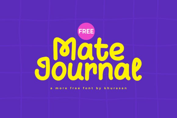 Mate Journal: A Fresh Handwritten Font for Creative Projects