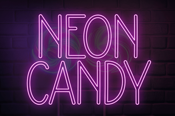 Neon Candy: A Friendly Font for Modern Design