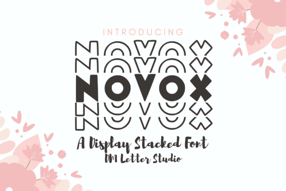 Novox Stacked: Strategic Typography for Modern Branding and Visual Impact
