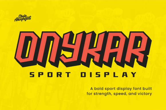 Onykar: The Bold Sport Display Font Built for Impact