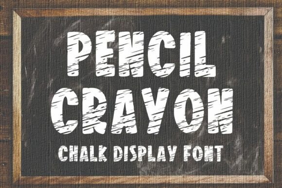 Pencil Crayon: A Versatile Font for Creative Typography