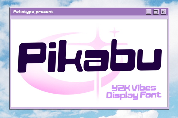 Pikabu: A Y2K-Inspired Font for Modern Design Projects