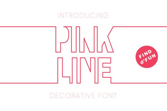 Pink Line: A Fresh Take on Modern Typography