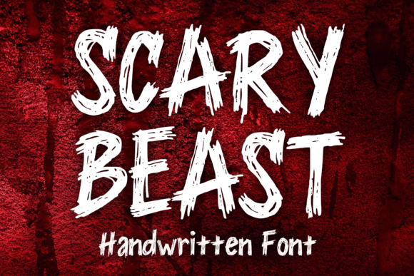 Scary Beast: The Grunge Font That Brings Horror Vibes to Life