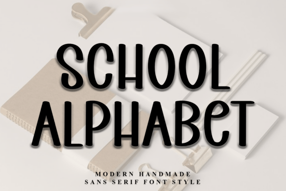 School Alphabet: A Versatile Font for Creative and Brand Projects