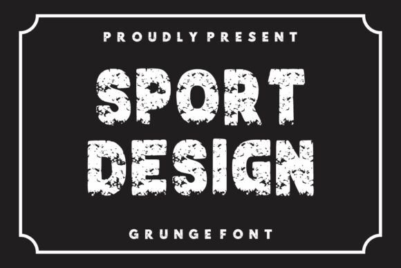 Sport Design: A Bold Vintage Font for Real-World Projects