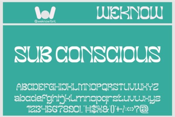 Sub Conscious: Where Geometry Meets Creativity in Typography