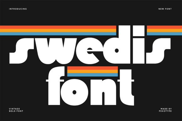 SWEDIS: Bold 80s Style for Modern Design