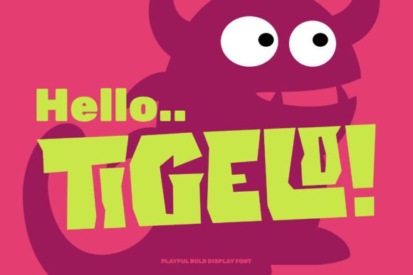 Tigelo: A Bold, Playful Font for Kids’ Creativity